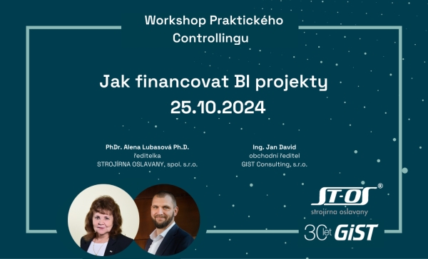 Jak financovat BI projekty - Workshop Praktického Controllingu